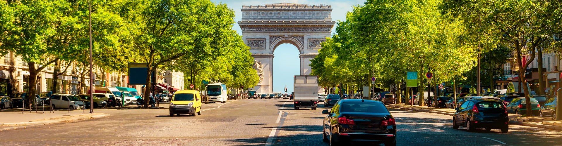 Ausflugsziel Avenue des Champs Élysées und Arc de Triomphe