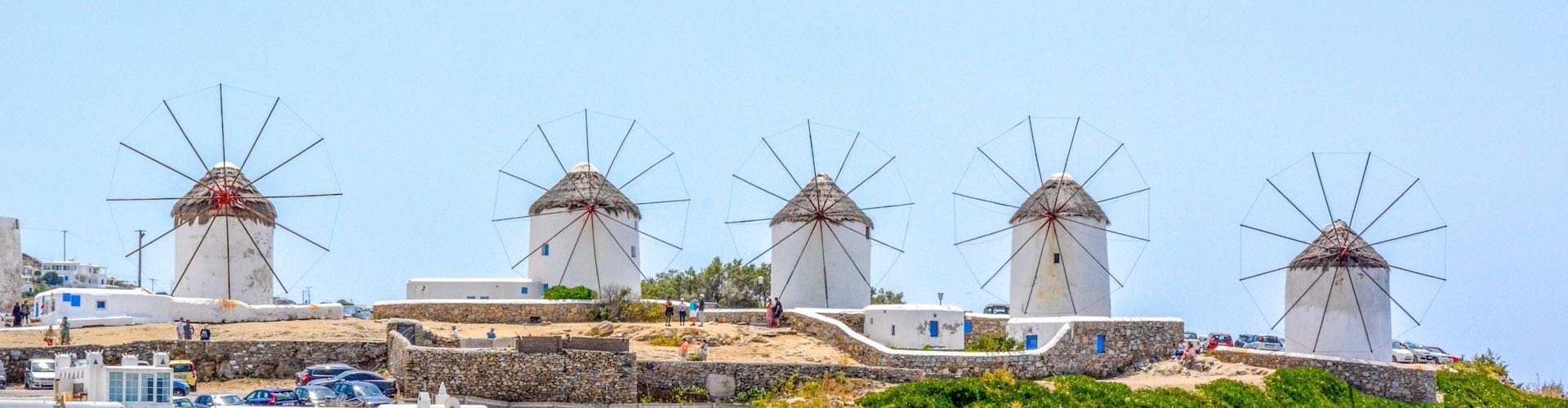Ausflugsziel Windmühlen von Mykonos