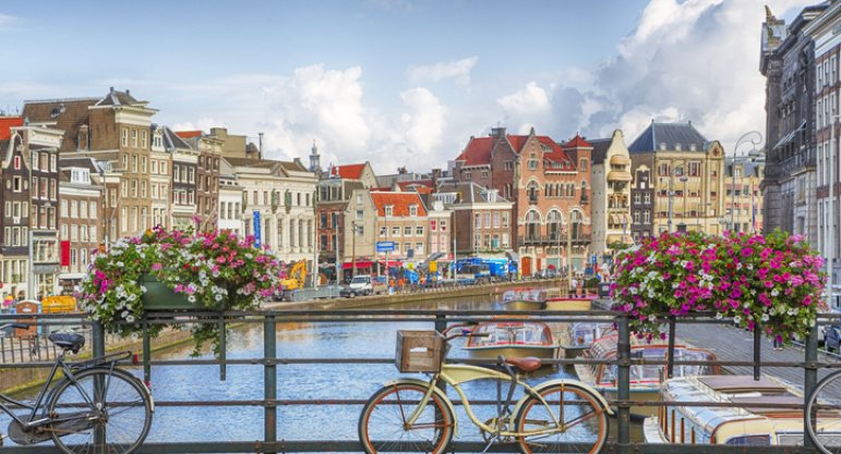 kanal in Amsterdam