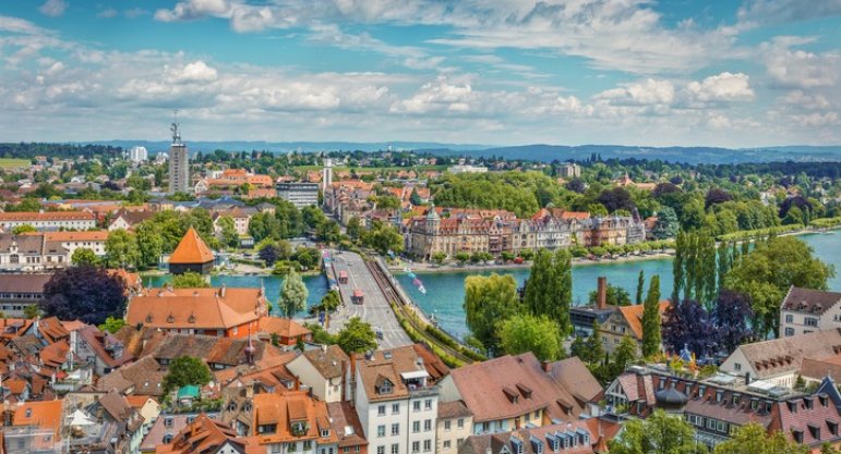 Panorama der Stadt Konstanz